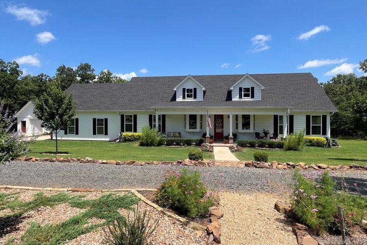 A slice of Heaven * Immaculately kept 3 year old CUSTOM Built 1-level Home with loads of natural light, tall & beamed ceilings & an open plan on 10 acres * Private road is lined with equally exceptional homes on acreage in a most quiet location * Will your favorite spot be the tremendous kitchen with farmhouse sink, island, slab quartz, roll out cabinet drawers and more? Owners love their time on the screened porch overlooking their growing vegetable garden * Will dad love the oversized garage with full staircase to attic storage, or the separate 24 x 18 Shop/garage? * MBR suite is split from others with a large custom tiled shower, and a giant closet which connects to the laundry room * Circle Drive & Incredible landscaping for your enjoyment * Instant Hot Water circulation, extra insulation, prepped for Generator, and so many more extras ... come see for yourself! Set showings through Broker Bay - 10am - 7pm; 1 hour notice required.