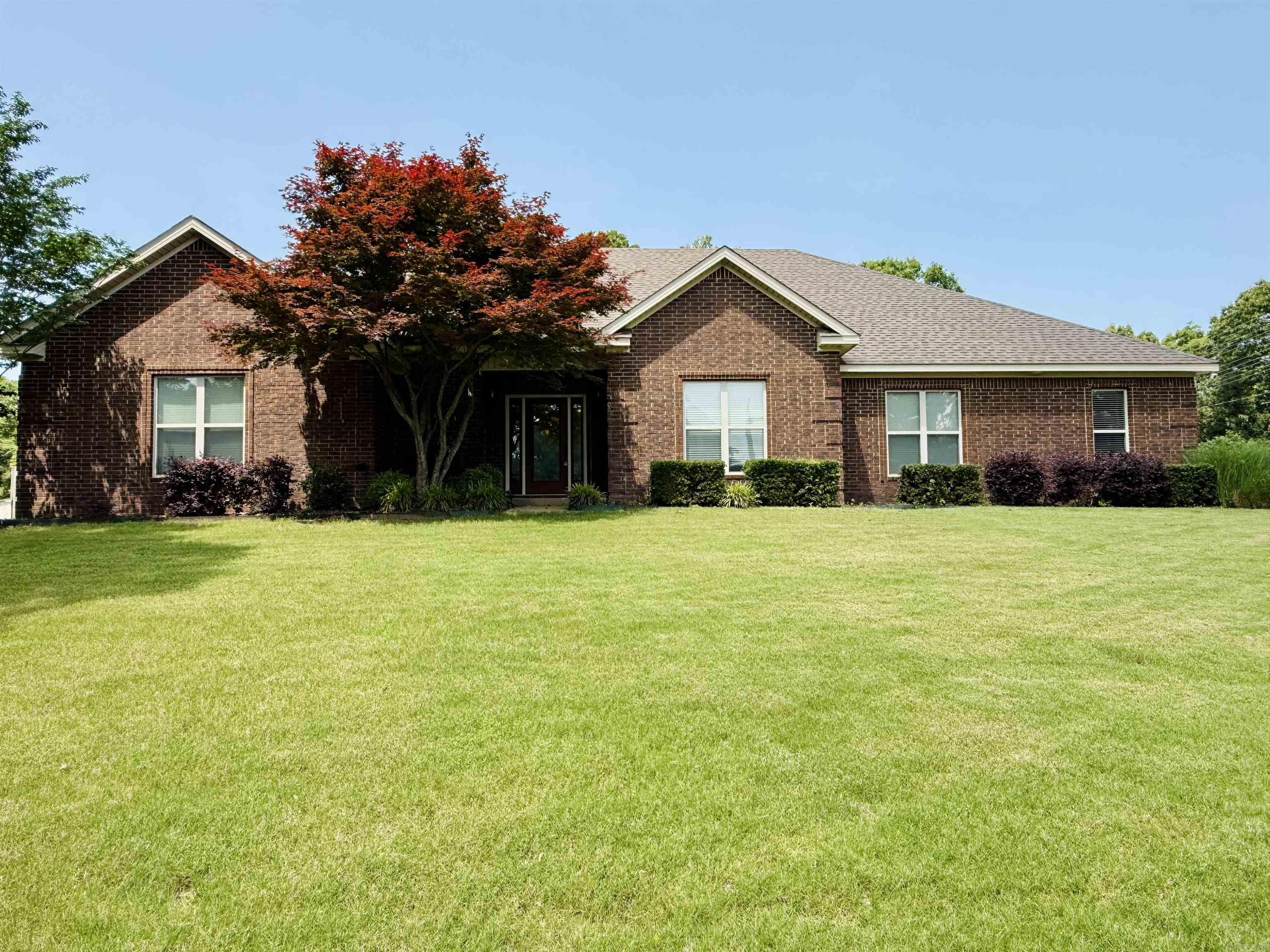 Come see this incredible 4 bedroom 3 bathroom home sitting on over an acre in Valley View School District. Some of the features include oversized rooms, vaulted ceilings, ceramic and hardwood flooring, large safe room, private office just off the primary bedroom, a screened back porch with motorized controls, a formal dining room, fireplace and so much more. This amazing home sits on a large beautiful lot with mature trees with a fenced backyard and is ready for new owners. If all you see is frustration with new construction homes on tiny lots, this property may offer you the perfect solution.