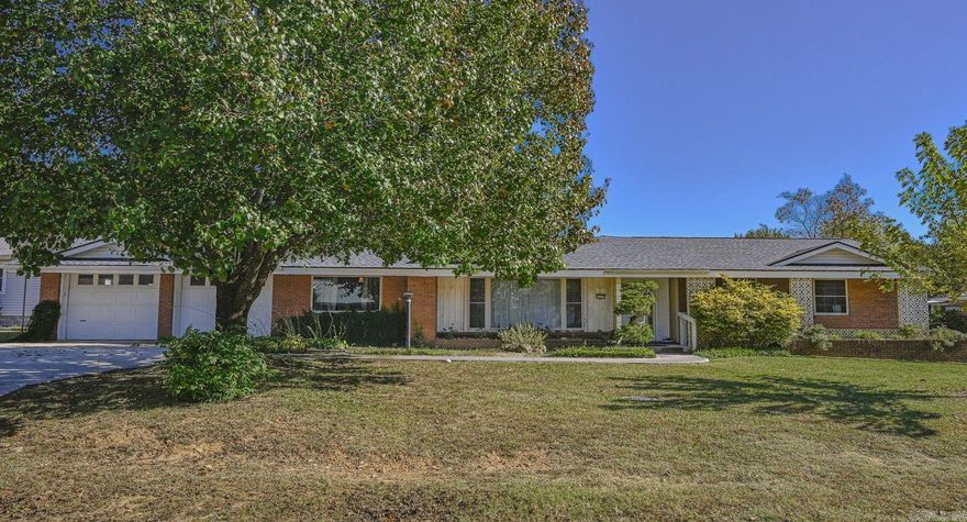 Welcome to this charming ranch-style brick home with timeless appeal and durability that offers comfort, space, and flexibility. The thoughtfully designed residence features a versatile floor plan with 5 bedrooms and 3 full bathrooms, providing ample space for family and guests. The double-sided electric log fireplace offers a warm atmosphere in both the living and dining areas. Many modern upgrades have been made to the kitchen, butler pantry, and bathrooms, plus a new roof was installed in 2025. The fenced and spacious backyard has a large deck for outdoor entertaining, space for gardening, and a storage shed to keep tools well organized. Nestled in a quiet, well-kept neighborhood, this home offers the perfect blend of tranquility and community. Enjoy nearby parks, schools, and local amenities, all within a short drive. Whether you’re looking for room to grow, space to gather, or a comfortable retreat to call your own, this inviting ranch is ready to welcome you home.