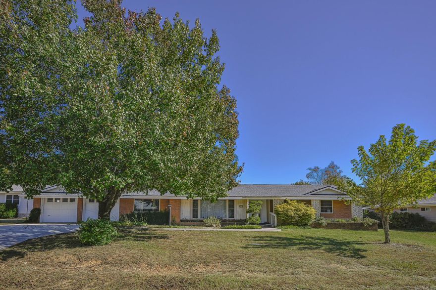 Welcome to this charming ranch-style brick home with timeless appeal and durability that offers comfort, space, and flexibility in a well-maintained subdivision. This thoughtfully designed residence features 5 bedrooms and 3 full bathrooms, providing ample room for family, guests, or a home office setup. The versatile floor plan allows for easy living and entertaining between the living room, dining space, and kitchen, while the single-level layout ensures convenient accessibility for all ages. Many modern upgrades have been made and a new roof installed in 2025. Nestled in a quiet, well-kept neighborhood, this home offers the perfect blend of tranquility and community. Enjoy nearby parks, schools, and local amenities, all within a short drive. Whether you’re looking for room to grow, space to gather, or a comfortable retreat to call your own, this inviting ranch is ready to welcome you home.