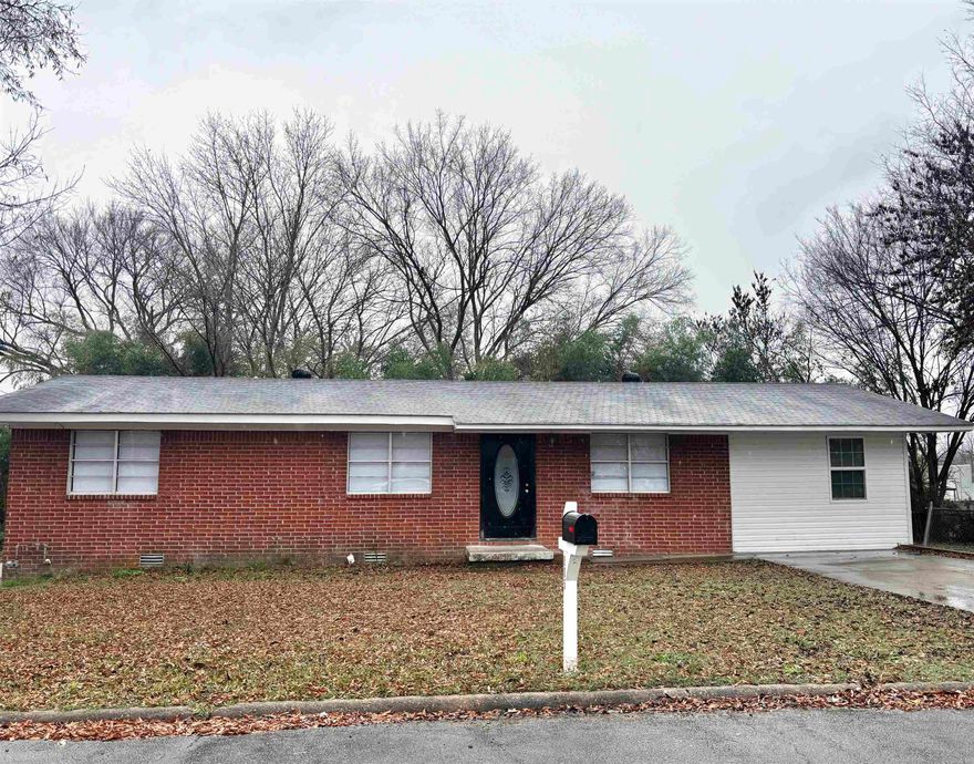 4-bedroom, 2-bath all-electric brick home situated on a spacious corner lot. Inside you will find new LVP flooring and fresh light fixtures. Important updates were completed in 2020, including a new roof, new heat and air system, and a new sewer line! The kitchen features recently replaced upper cabinets The primary suite includes a convenient walk-in shower. Outside, enjoy the backyard complete with a brick patio, perfect for relaxing or entertaining.
