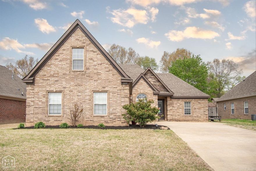 This welcoming and inviting 3 bedroom/2 Bath, ALL brick and stone home is located in a quaint and desirable Valley View neighborhood. The home is clean and well maintained throughout with hardwood flooring in the living areas. You'll love the good-sized bedrooms and closets. Outside, the patio is an amazing place to relax and enjoy the outdoors or grill out with your family and friends. You'll also love the attached garage which brings extra storage space and car parking. Call and Schedule your appointment today