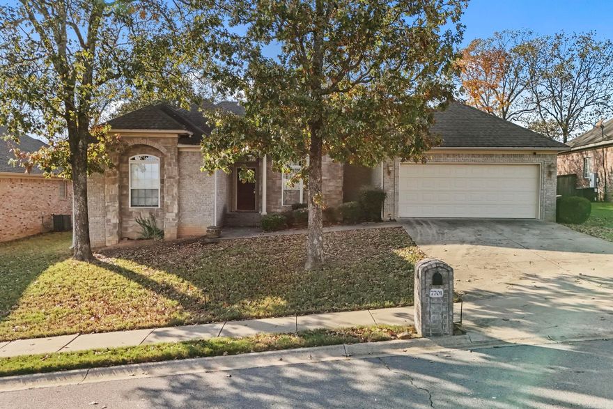 You have to schedule your showing now! Located in a prime Sherwood neighborhood, you’ll be just minutes from parks, schools, shopping, and dining options—everything you need is right at your fingertips!   **Seller is offering to install a new roof with great offer**  Step inside to gorgeous etched concrete floors and a show-stopping dual-sided STONE fireplace that adds character and warmth. The spacious kitchen is a dream for the home chef, featuring tons of counter space and perfect flow for hosting friends and family. You will adore the master suite with a large tub, walk in closet and oversized vanities! The backyard is also going to be your new favorite coffee spot with a covered patio and large area to barbeque! See agent remarks.