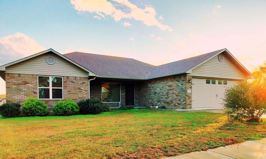 Custom Built in 2018, This One Owner, Brick Home on a Corner Lot, Has Everything and Then Some! It’s located on a Cul-De-Sac In Millwood Subdivision in Clarksville. As you walk up, you have a great covered front porch that leads you through the door to an Open Concept Living with Tray Ceiling, Dining and Kitchen.  The kitchen is a cook's dream with beautiful cabinetry, plenty of room to move around, a bonus, a nice sized Pantry and, a deck off the dining area. This Split Floor Plan home has 3 BR 2 BA with wide hallways and doors for wheelchair access. Plenty of Storage closets throughout, plus, good sized closets in the extra bedrooms, in the Large Master Suite the bathroom has double sinks and, a Large Walk-in Closet! You even have Levolor Custom Blinds on all the windows. This property is ready for you to call it Home and, park your vehicles in the over-sized 2 Car Garage!