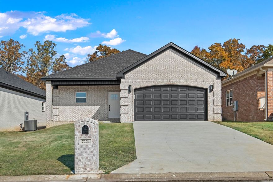 Affordable New Construction in Sherwood. This home is beautifully built with attention to detail. Covered porch in the front and covered patio in the back. All brick for easy maintenance. 9'-10' Ceilings throughout. Granite counter tops. Stainless Steel appliances. Crown molding throughout the home. Windows capped and trimmed. Walk-in master closet. LVP floors in living room, kitchen, and dining area. Custom tile in all bathrooms. Fireplace in the living room. All electric for easy maintenance.