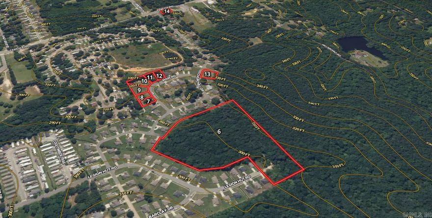 REAL ESTATE AUCTION - SEPT 27TH, 10AM  - WYNDHAM RIVERFRONT HOTEL, 2 RIVERFRONT PL., NLR, AR -  33 properties total that are divided up north of the Arkansas River located in Morgan, North Little Rock and Jacksonville and south of the Arkansas River located in Southwest Little Rock and Mabelvale.  Industrial, Commercial, Residential Single and Multifamily Lots selling    Lot #6- Parcel#: 45L0610015900 • Subdivision and Location: None Section 11 Township 1 South Range 11 See description for location • Size 14.31 acres • Zoning R-2 • Estimated taxes $979.30 • Description: Large lot, heavily wooded, surrounded by the Oxford Valley Subdivision with access points on Churchill Dr, Oxford Valley Dr, Legionhut Rd. in Mabelvale, AR 72103  See also MLS: 24029438, 24029440, 24029440, 24029442, 24029443, 24029444, 24029445, 24029446, 24029447, 24029449, 24029450, 24029605  Call agent for auction terms