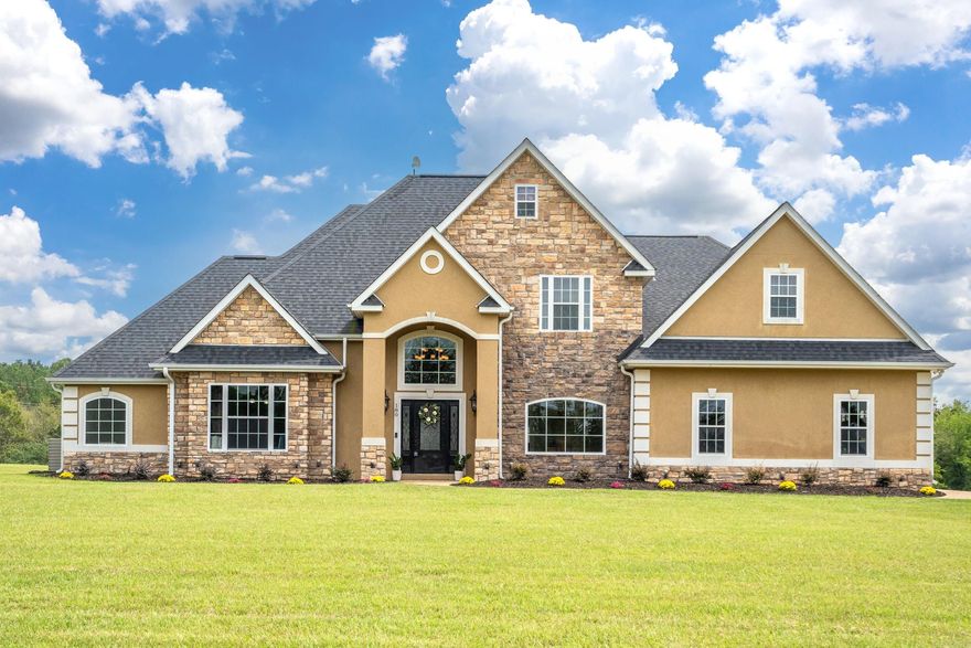 Absolutely stunning! This exquisite home is a rare find, offering an array of luxurious amenities that will take your breath away. Situated on expansive acreage, this property boasts everything you could ever dream of, including a saltwater pool, a massive shop, and a three-car garage. As you step inside, you'll be captivated by custom details and design. The very functional floor plan includes master en suit and office downstairs. Upstairs you will find 3 bedrooms with additional bonus rooms as well as a balcony seating area.  Discover the Ultimate Poolside Entertainment Hub: perfect for hosting poolside gatherings. Including a full kitchen, living space, or could be a game room & full bath plus the the ultimate must have, a RAZORBACK sink, Go HOGS!  Don't forget to check out the 30 X 40 shop. There is no other property listed in this price range with this many amenities & this much land 3.84 acres..... what are you waiting for?  Come see your new retreat!  Lake Hamilton School District