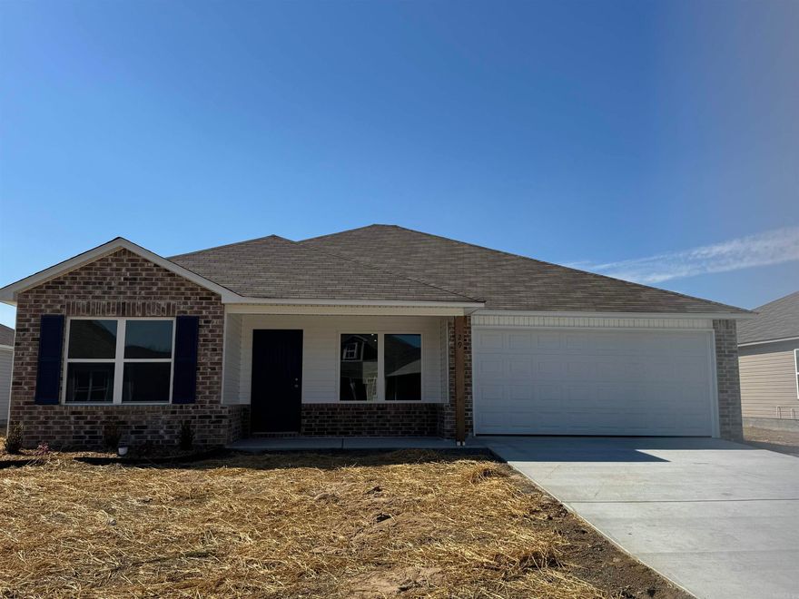 The Carnegie II plan is a time-tested fan favorite 4-bedroom plan. Come tour it today!  Thoughtful upgrades included in this home: 3050 standard Low E window in Master Bedroom, soaker tub/shower combo in Master Bath, plumbing faucet upgrade 2, 8" deep Kitchen sink, 36" level 1 cabinet uppers in Kitchen, cabinet hardware level 1, 16" laminate bar top in Kitchen, Luxury Vinyl Plank flooring in wet areas and Living Room and adjacent hallways, raised ceilings in Living Areas per municipal requirements, fiberglass exterior doors, Cheyenne style doors, baseboards level 2, LED disk lights in Kitchen, LED disk light over Master Shower, full sod, stainless steel appliance package.      THIS HOME IS SCHEDULED TO BE COMPLETE IN MARCH 2025.     *** AGENTS, PLEASE SEE SHOWING REMARKS OR AGENT REMARKS FOR VERY IMPORTANT INFORMATION. ***