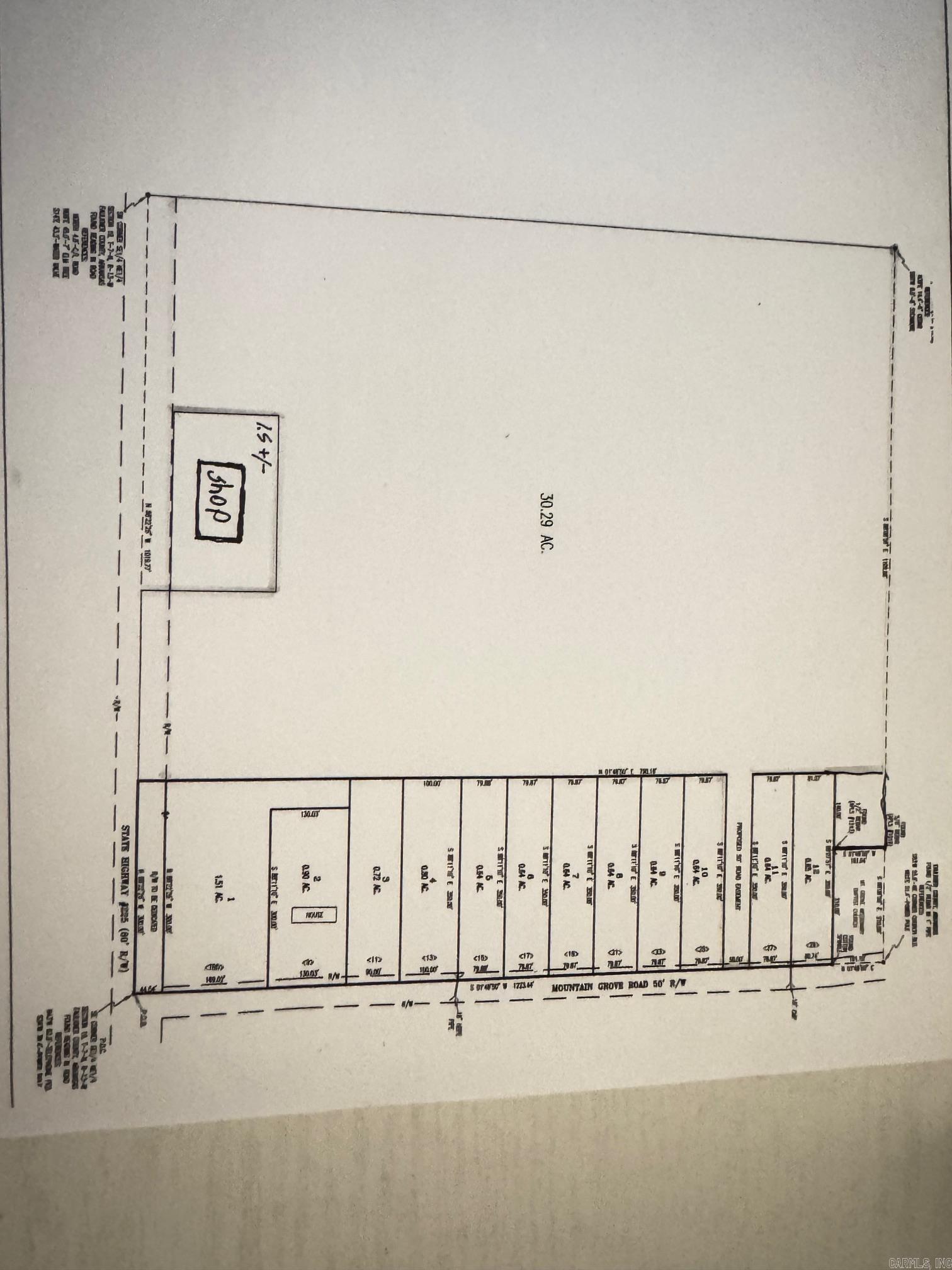 Not in Subdivision - Commercial Sale