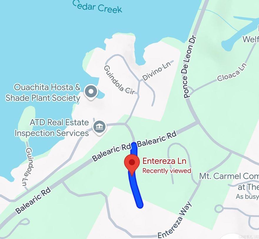 Land for sale in a beautiful gated area in Hot Springs Village.