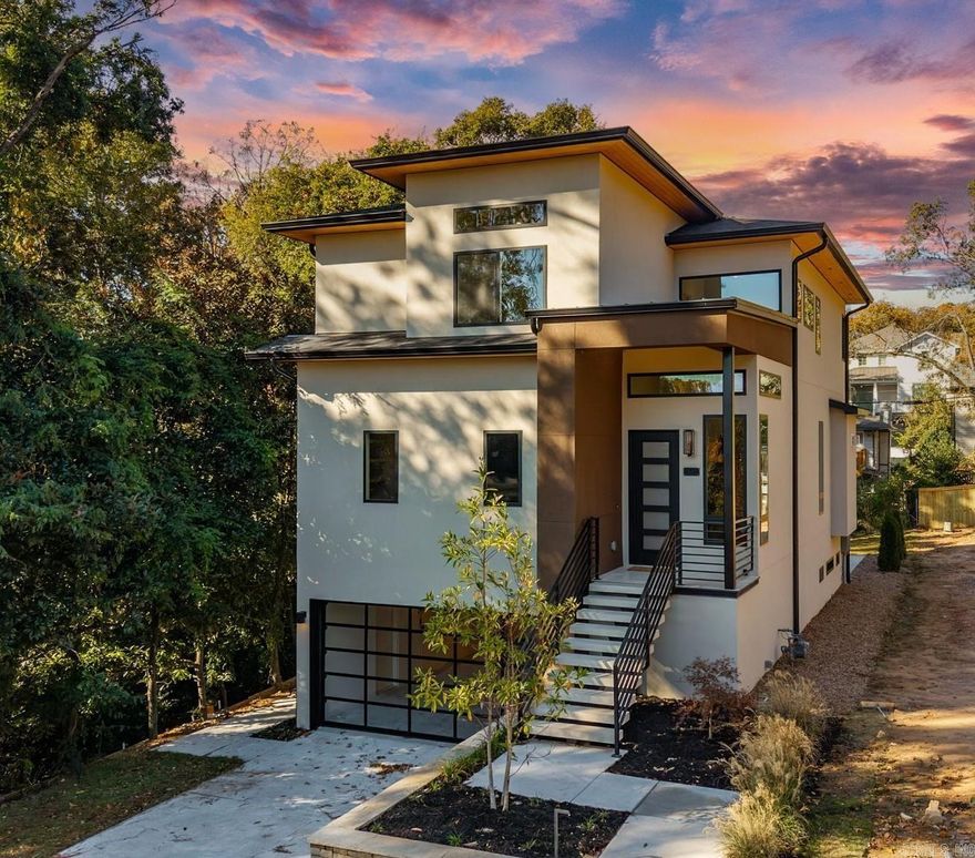 Sophisticated modern contemporary! Exciting design, new construction in the Heights! Quality construction with attention to every detail. Fabulous floor plan for outstanding family living and entertaining friends. Airy, light filled living space with fantastic gourmet kitchen and custom cabinets that flows into gorgeous dining and living. Wonderful covered porch overlooking green space and back yard - perfect for cooking out and relaxing. Upper level: incredible primary suite with spa inspired luxurious bath. Two additional large guest bedrooms and shared full bath. Lower level: Spacious den/media room and guest bedroom along with full bath. 2 car garage. Truly exceptional and a must see!