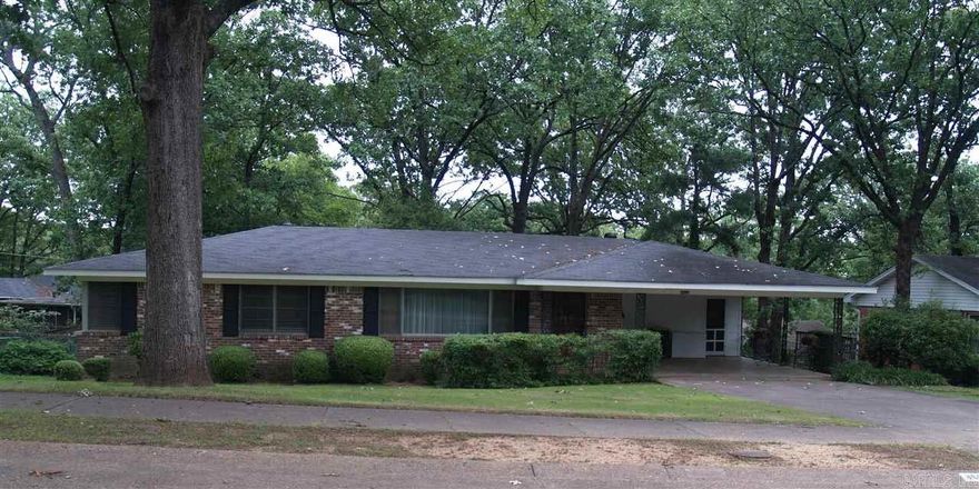 This one level brick home is convenient to church, school and shopping.  The refrigerator, microwave & washer convey.  It has a screened porch overlooking the private back yard.  Both baths have been updated with tile & fixtures.  Two bedrooms have hardwood floors, one BR has new carpet and the living room has hardwood underneath the carpet. There is one carbon monoxide detector. Low maintenance covered soffit.  Measurements are encouraged.  This home is move-in ready.