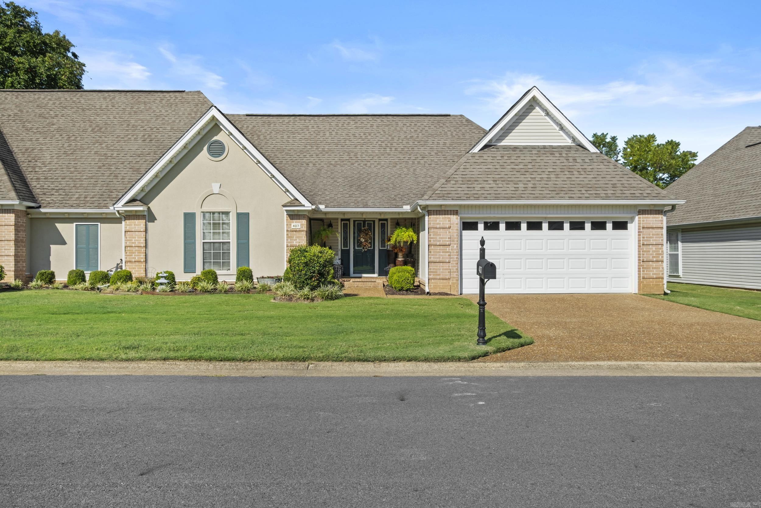 Realtor-owned, this condo was completely remodeled in 2021 with hard surface flooring, fresh paint, revamped closets, an opened-up kitchen, new countertops in the kitchen and master bath, new light fixtures, and added canned lighting. HVAC was replaced in 2019, the roof in 2018 or 2019, and a tankless gas water heater was installed in 2021. A new gas range with double oven and a microwave were also installed in 2021. There are TWO pantries, and you will be SO surprised at all the storage in this unit. This home offers 3 bedrooms, 2 baths, and a small office, plus an extra room off the laundry at the back of the home that could easily serve as a 4th bedroom. The living, dining, and kitchen areas are large, open, and filled with natural light, featuring a huge kitchen island thatās perfect for entertainingāwhether itās holidays, church groups, or any gathering! Out back, youāll find a small patio with a grassy area. The association maintains the front lawns and shrub beds, along with painting of the front doors, shutters, and exterior wood as part of the association fees. A double-car garage with a storage closet is an added bonus.