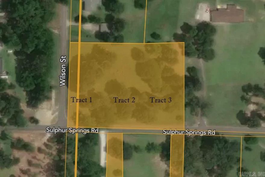 Over One Acre with municipal utilities in upscale neighborhood fronting on Sulphur Springs Road.  Zoned for residential single-family homes.  This lot is level and is mostly cleared but some large trees were left to provide shade.   Free quote on a new home if you need a builder.  Your floorplans or ours.