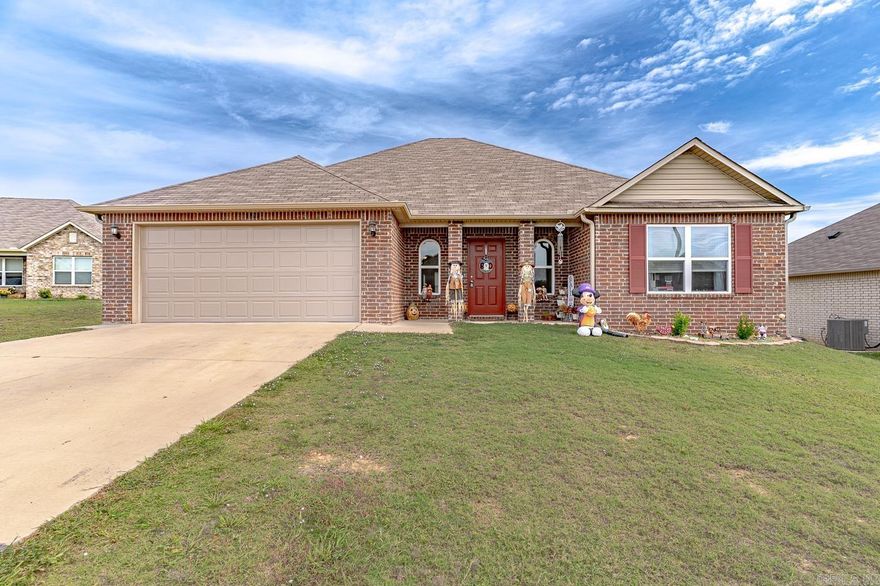 Welcome to market 1803 Pete’s Place in Paragould Arkansas. This beautiful 4 bedroom 2 bath home boasts over 1700 sq ft of well laid out living space. This home was built in 2022. As you enter the home you will spot the beautiful arches leading into the living area. Next you will notice the open layout of the kitchen and living room, perfect for entertaining. The backyard does have a wood fence for privacy. The home has been recently updated with new fans, new backsplash and cabinet pulls in the kitchen.  The master bedrooms is off to one side of the home for privacy as the other three bedrooms remain on the other side of the home. Call today to see this beautiful brick home!