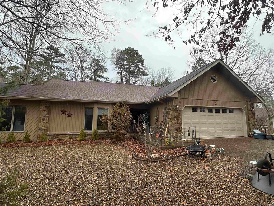 Great location in the Magellan Golf Course area. Near flat driveway with lot sloping to back. Generous great room with gas log fireplace and formal dining area. Sunroom off kitchen breakfast area with private back view. Three bedrooms (divided), 2 full baths. Landscaping is low maintenance, two car (generous) garage.  Estate Sale 2/13-2/14. Still available to show during estate sale. Photos to be taken and uploaded after conclusion of estate sale.