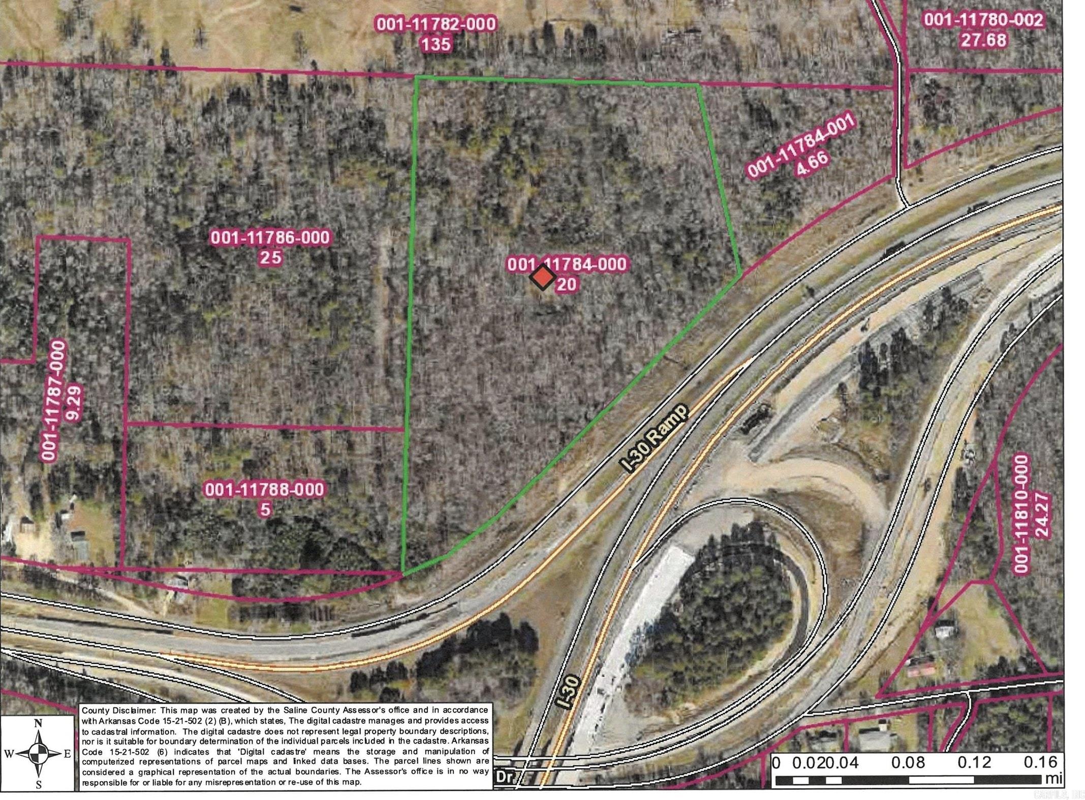 Location, Location, Location! Exit 114 area, on the service road right before Hwy 70, great place for commercial or residential development! Approximately 11051 feet of frontage! Water available, sewer close by. See attached survey for legal. This is one of the areas ready for growth in the Saline County area! Right up the service road from the future Buc-ee's.