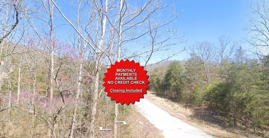 County appraised value $7500. Owner-finance available for easy terms. Nice lot to develop or hold for future value. Water and sewer available at street. Owner/agent. Finance is $250 down and $295 a month for 10 months. Quit claim deed conveys. Closing costs are included. Bulk land sales specialist with the best land prices in Arkansas. Over 10 years, as a licensed Realtor, selling land.  Parcel ID# 320-03953-000