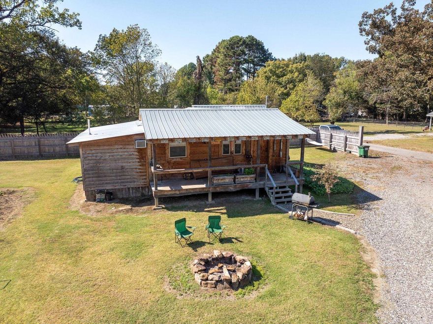 I am excited to share details about the Griff Tiny Home, a beautifully constructed property located in the quiet town of Griffithville, Arkansas. This home, crafted primarily from Cedar and Cypress sourced right here in Arkansas, offers 3 bedrooms and 2 bathrooms, spanning just over 800 square feet of heated and cooled living space. Please note that while one bathroom is not yet completed, all plumbing and electrical work is already in place.   The craftsmanship throughout the home is exceptional, featuring custom Cypress and Cedar countertops, mantels, walls, ceilings, and doors. It's an excellent and affordable option for anyone looking to downsize, a young couple starting out, or even a small family.   This property boasts low maintenance with a custom-built cedar privacy fence and a 15' x 90' (approximate) cedar shed, offering both privacy and shelter. Additionally, there's a well-established garden with rich soil just off the front porch, which has been productive for the current owner and is ready for the next.   If you are looking for a small, low-maintenance, and affordable property to retire or start a family, this could be the perfect fit for you.