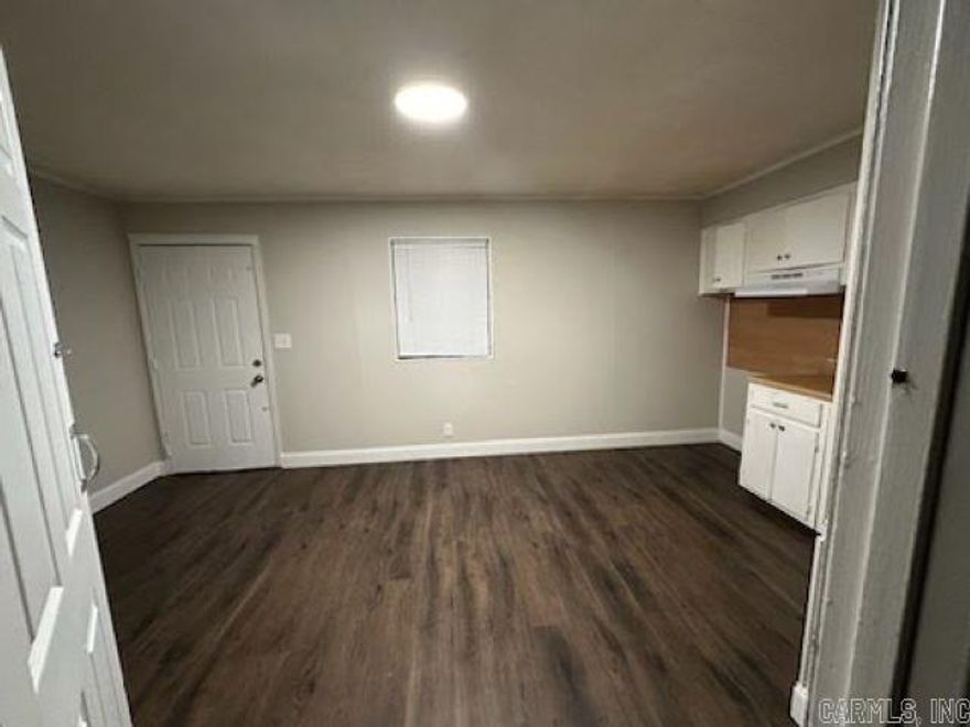 MOVE IN SPECIAL! HALF OFF FIRST MONTH’S RENT! Cozy 1BD/1BA unit in Pine Bluff that is waiting for you to call home. New paint and hard flooring throughout. Perfect space for a young professional. This property is managed by Hoffman Team so beware of scammers - we will never ask you to Cashapp us money. The lease for this property is for 18 months to 2 years with a 3% increase after the first year. Income must be 3x the amount of rent per month unless you have a housing voucher.  Visit our Hoffman Team website or come to our office to schedule your showing today! We are located at 3009 W Markham Street in Little Rock and our office hours are Monday - Friday, 8:30am-4:30pm.