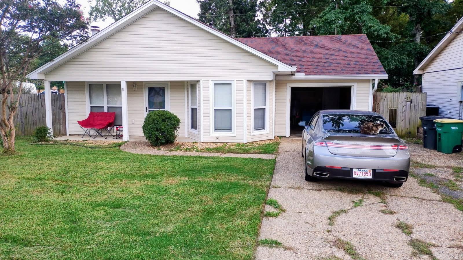 Charming One-Level Home with Curb Appeal! This inviting 3- bedroom, 2- bath home features a welcoming front porch, perfect for enjoying your morning coffee. Situated on a well-kept lot, the large front facing windows, a bay window detail, and an attached single car garage with additional driveway parking. The backyard is fully fenced ideal for entertaining or pets. Lower maintenance exterior. New roof 2024
