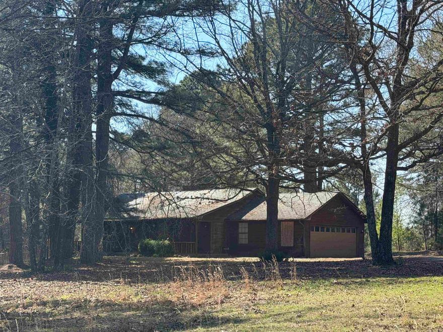 3 bed 2 bath double garage + detached shop on 3 acres! In Faulkner county with Cabot mailing address. Double check but I believe it is Vilonia Schools.  Needs a roof, good cleanup, a window, some exterior stain. Recent foreclosure, not REO or bank owned. Local corporate owner can close quickly. Sold as is, no disclosure. Feel free to look at whatever you want BEFORE submitting an offer, but Seller will NOT go under contract with an inspection contingency. SEE AGENT REMARKS for offer submission & other interesting info.