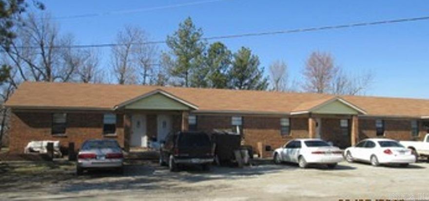 Affordably price, this rental is situated off the street for a little more privacy. Electric range and refrigerator are furnished. Washer and dryer hookups available. Central heat and air is electric. Water and sewer usage is included in the rent but tenant must pay other utilities. No pets. Not currently approved for HUD Section 8. Application is required. Non-refundable application fee charged for tenant screening.