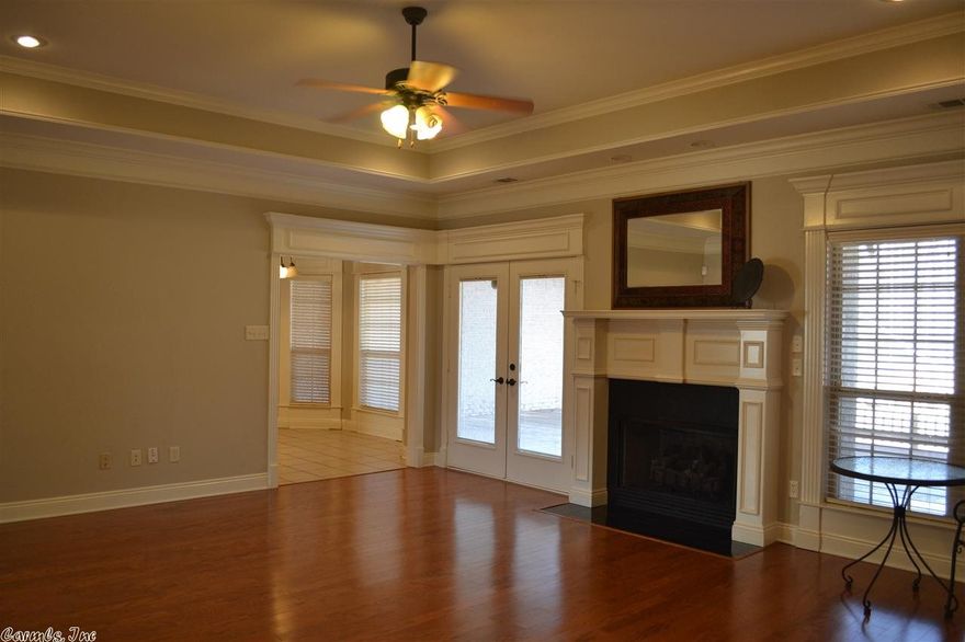 Beautiful HOME in a very nice, growing subdivision. This home backs up to a green space and offers a HUGE backyard with a privacy fence, storage building, covered porch w/gas grill hook-up & deck. It is close to schools, shopping and interstate. This one level home has 4 BR & 3 Full Baths, Formal Dining room, Living Room w/fireplace. The kitchen comes with nice Oak cabinets, Stainless Steel Appl. w/Corian countertops. COME SEE TODAY! Sq Ft approx., please measure.