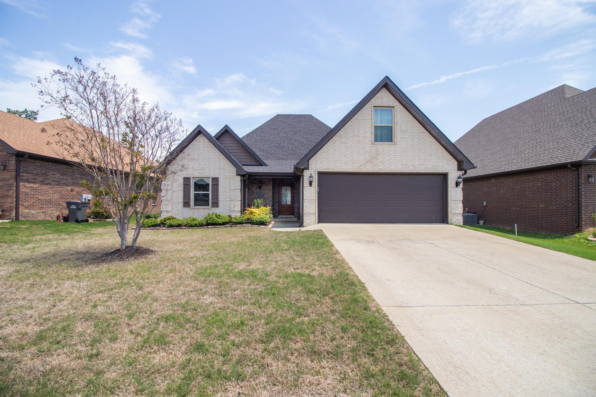 Split four bedroom, two bath home in Bobcat Meadows. The kitchen features a pantry and granite countertops. The LVP Flooring add warmth throughout the living area, carpeting in the bedrooms. The main suite has dual his & her closets and dual sinks with granite tops. The backyard has privacy fence with custom fire pit to enjoy cooler nights. The covered back porch is ideal for enjoying the outdoors regardless of the weather! The roof is less than 8 years old so insurance should not be an issue. Seller will offer a one-year home warranty through Home Warranty not to exceed $600.00 with an acceptable offer.
