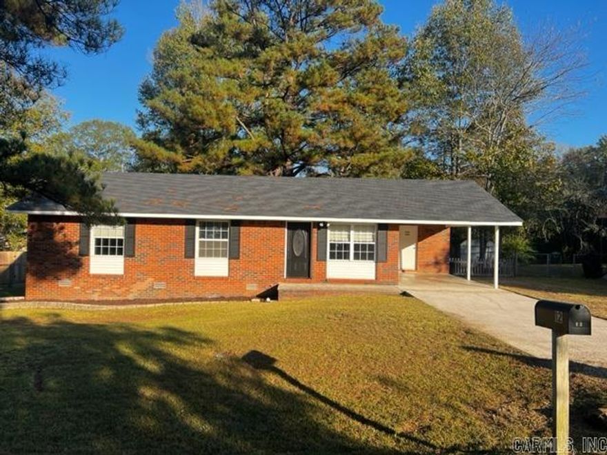 Looking for an affortable home in Sheridan?  Look no more this all brick 3 bed 1 bath home has a large fenced in back yard conviently located in town in a quiet neighborhood. The HVAC, Roof, and hot water heater are all around 3 years old. Kitche and Living area were recently updated with fresh paid along with the wood trim on the home,