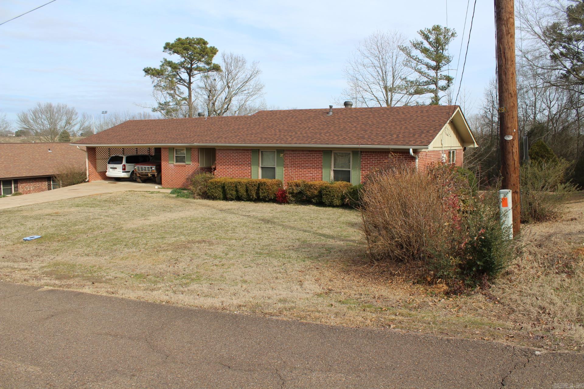 3 Bedroom, 2 bath Brick home with approx. 1393 Sq. Ft. of living space situated on approx. .34 acre lot. Central A/C & Heat. 2 car carport. Range / Refrigerator / Washer-Dryer convey with sell of home.