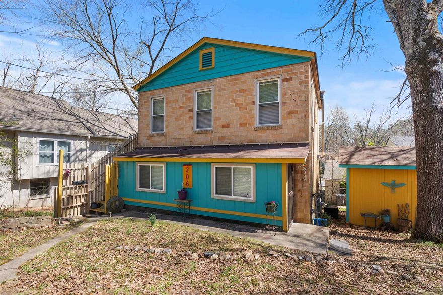 Do you want to live in a treehouse? Check out this one of a kind, well maintained home! It has a screened-in balcony, treetop views, outdoor storage, is walking distance from the Pullman trailhead and in a prime location for visiting downtown hot springs - while also providing tons of quiet privacy. The house is very close to Rick's Pond, DeSoto Park, Gulpha Gorge and so much more! It has a newer roof, updated plumbing, new electrical panel and other items were serviced recently such as the hot water heater, dryer, roof vent and faucets. This is a highly motivated seller. Bring all offers! The trees have been trimmed and it's ready for you to move in! All of the appliances convey.