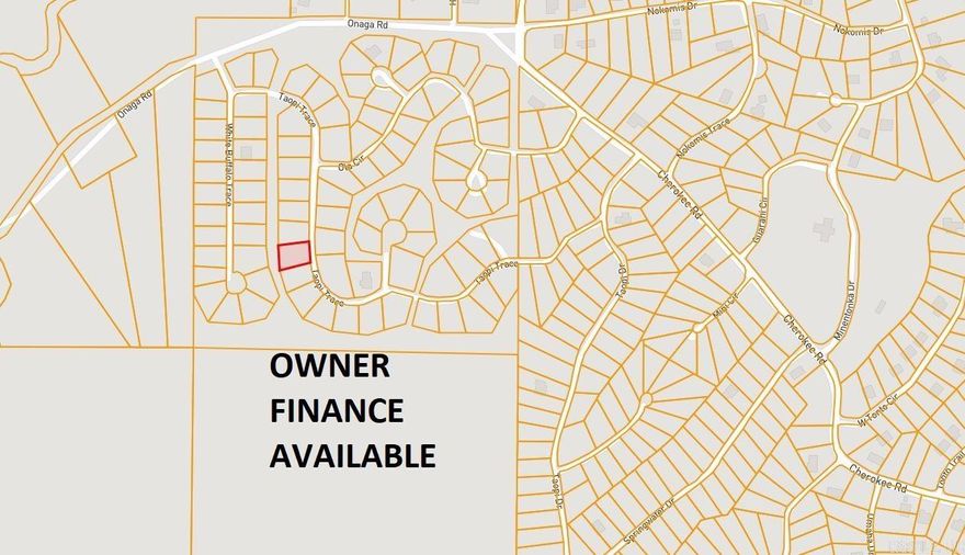 Owner-finance for easy terms. Cash buyers can pay by debit or credit card as well. Nice size lot to develop or hold for future value. Public water and electric are available to run to property and will need septic. Owner/agent. Finance is an extra $50 with no interest or prepayment penalty. 5 months at $189 and closing costs are included. Buyer responsible for any/all taxes and lots sold "as-is".  Parcel ID# 294-00048-000