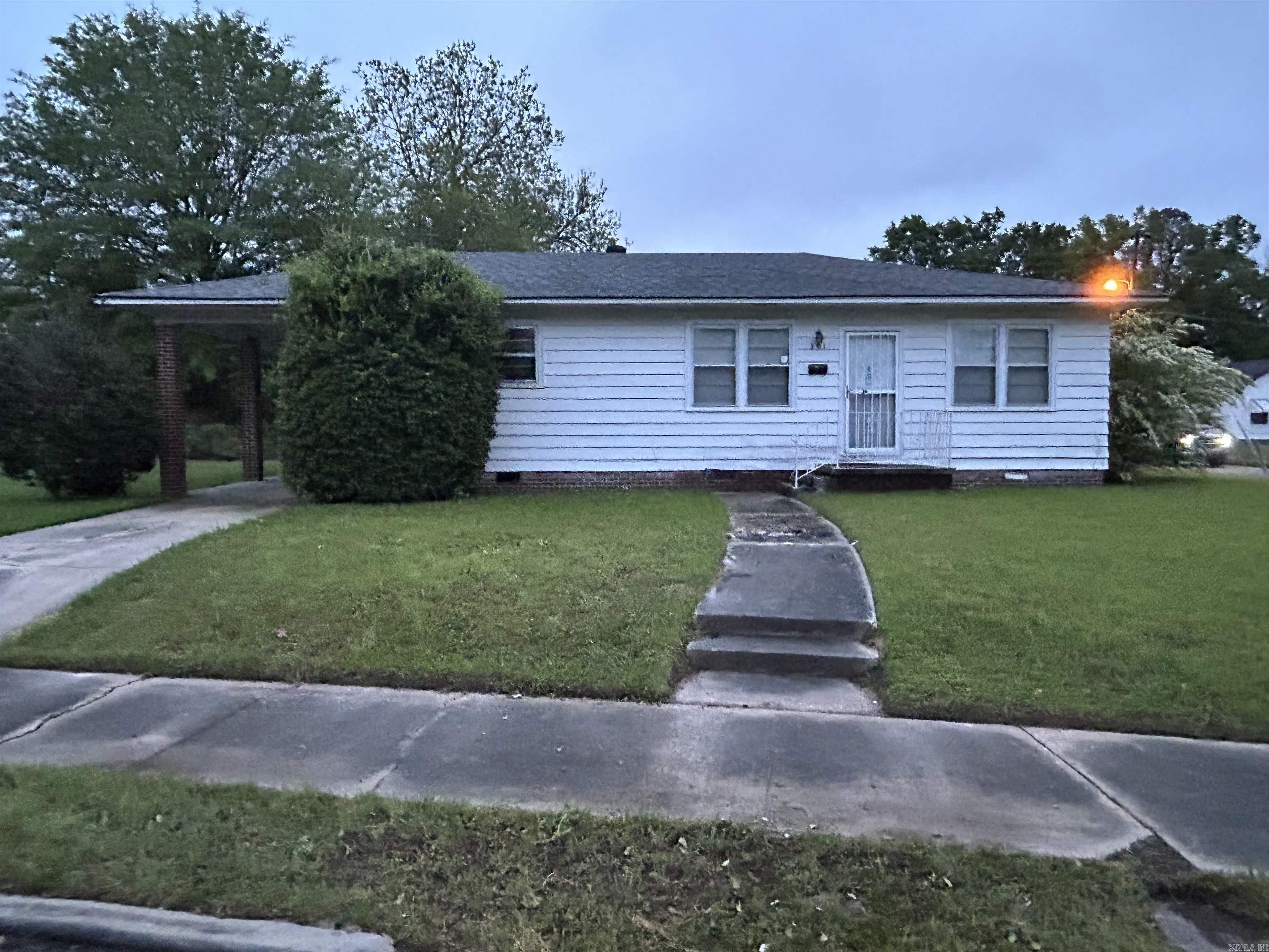 So many opportunities exist in this three bedroom, one bath home. The property is located on a corner lot in a community-oriented area, and has a newer roof with wood floors throughout. Perfect starter home or investment property, call now!