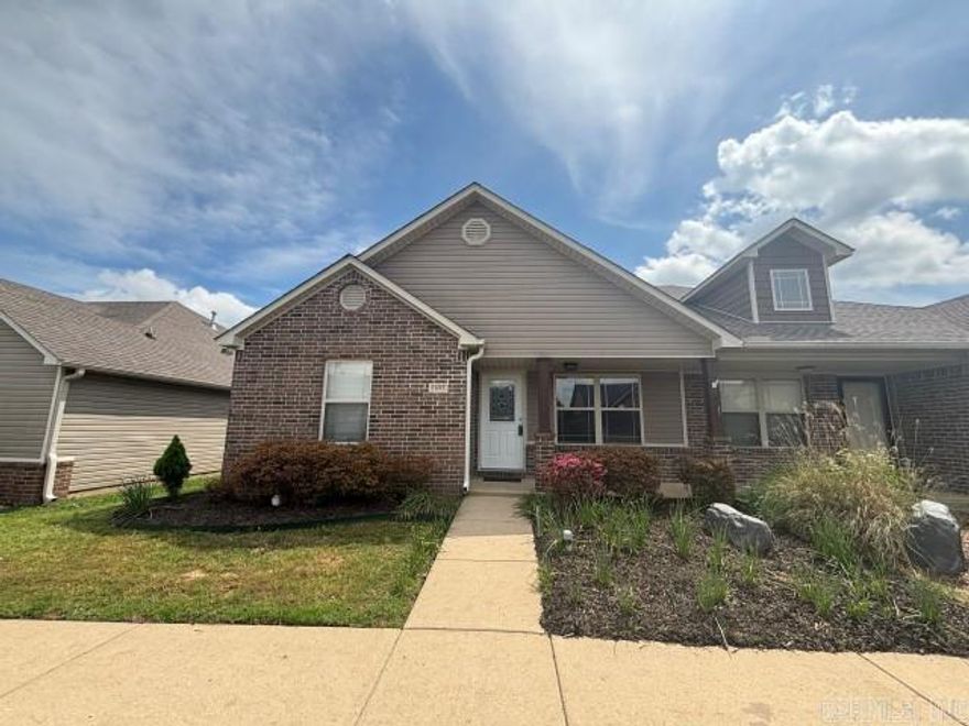 Don't miss this lovely, convenient, and comfy townhome. There are 3 bedrooms and 2 bathrooms, hardwood floors throughout with tile in wet areas. The courtyard in the back has a wood fence, and the 2-car garage with rear entry is accessible by a one-way street. There is a large tornado shelter located inside the garage, which is something most homes do not have. Freshly painted inside. Easy access to Interstate 40 and Highway 64, and only a few minutes away from multiple Conway shopping centers, grocery stores, and restaurants. This home is move-in ready inside and out, come see it today!