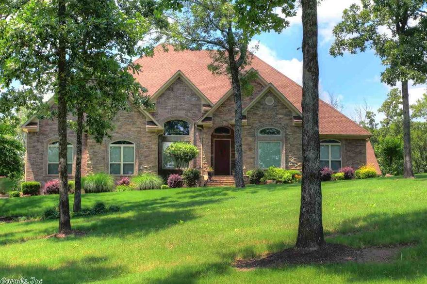 4 bed and game room or 5 bed, 3 bath brick home with 2 car garage and large separate 2 car garage/shop, and an in-ground saltwater pool with beautiful 750 sq. ft. pool house, all on 7 acres +/-. No minerals convey. Call office for appointment.