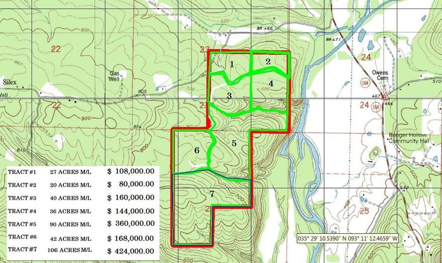 TRACT #3 OF 7, 40 ACRES M/L. NO CLOSE NEIGHBORS! SPRINGS & WET-WEATHER BRANCHES. CUSTOM HOMESITES WITH MOUNTAIN VIEWS! WITH SOME CLEARING WOULD HAVE WINTERTIME VIEWS OF BIG PINEY CREEK AS WELL. AWESOME ALL-AROUND INVESTMENT PROPERTY! ALMOST UNLIMITED POSSIBILITIES.  YOU CAN HUNT, HIKE, CAMP, BUILD A HOUSE OR HAVE A CABIN ON ON THIS TRACT!!! AND ARKANSAS HAS MAYBE THE LOWEST REAL ESTATE TAXES IN THE USA. TAXES ON THIS 40 ACRES ARE LESS THAN $200.00/YEAR. GREAT INVESTMENT