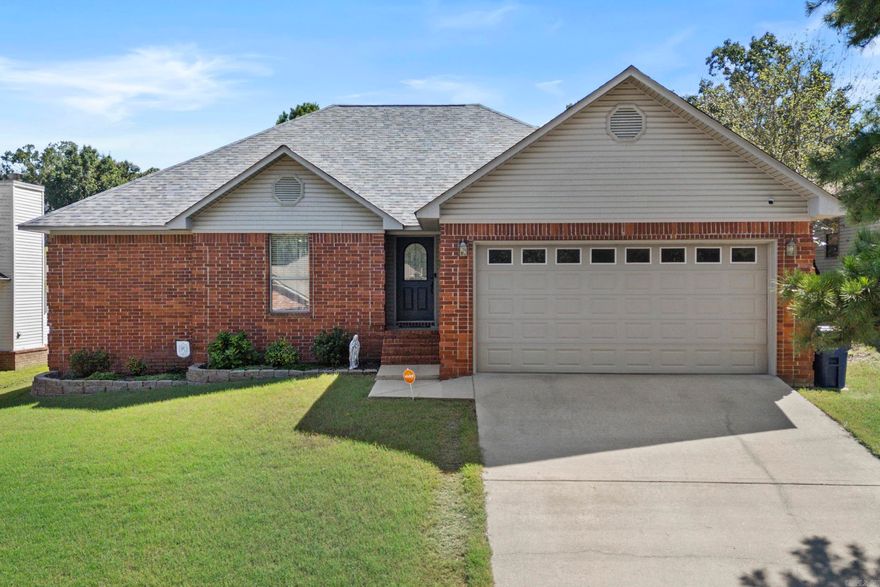 ** Make this your next home! ** Located in a sought-after neighborhood, this charming property offers both comfort and convenience. Enjoy easy access to shopping, dining, and quick interstate connections—all while being tucked into a quiet, welcoming community.  Step inside to soaring vaulted ceilings, a spacious primary suite, and a cozy gas fireplace perfect for relaxing evenings. With three bedrooms, two baths, and four walk-in closets, you’ll have all the space and storage you need.  The level backyard is ideal for gatherings or play, and has access to a walking trail. A well-maintained swing set is also included at no additional value.  This lovingly cared-for home is ready to welcome its next family—schedule your showing today!