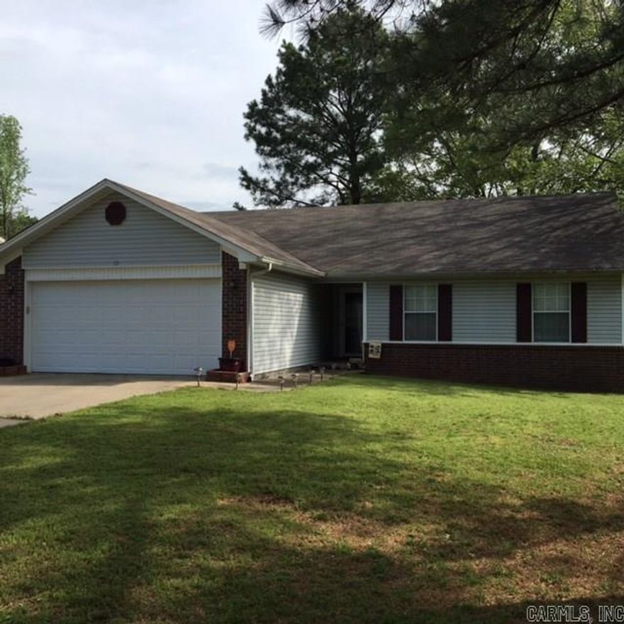 Nice clean home with open floor plan. Hard surface flooring in living and dining areas.  Fenced backyard.