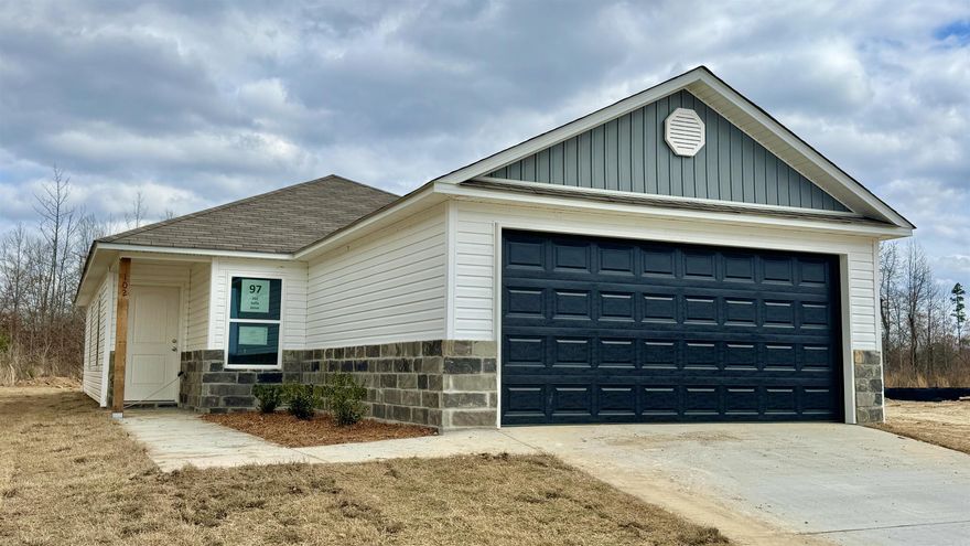 Explore the inviting Cooper plan, distinguished by its charming covered front entry and meticulously landscaped front yard that enhances its curb appeal. This home boasts an open floor plan, encompassing 3 bedrooms and 2 bathrooms, ideal for comfortable living. The spacious family room serves as a central gathering space, perfect for relaxation and entertainment. The dining area seamlessly integrates with a well-appointed kitchen, complete with energy-efficient appliances, generous counter space, and a spacious pantry, catering to the needs of every home chef. Discover more about this delightful home today and envision how it could complement your lifestyle!   **SEE SHOWING REMARKS & AGENT REMARKS FOR IMPORTANT INFORMATION**"