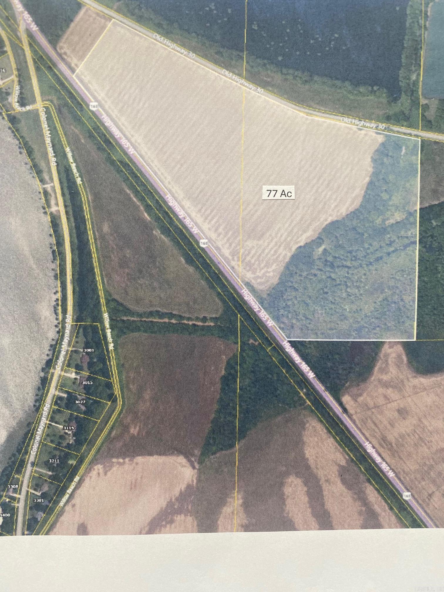 Hwy 165. Mostly cleared lot Regarding Utilities, Contact Listing Agent