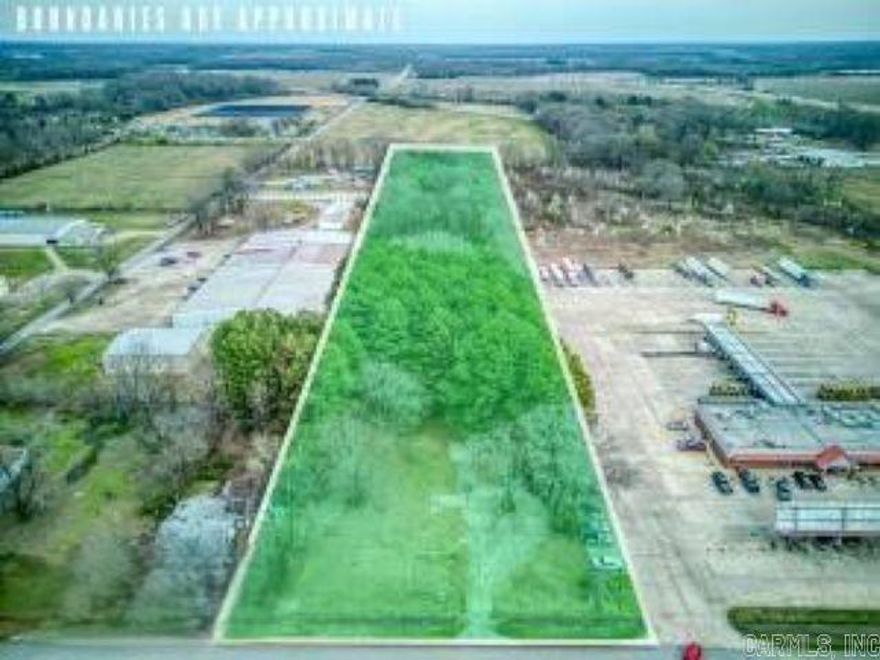 5 +/- C2 zoned acres in a very busy commercial area just 3/10th of a mile from the interstate. All city utilities; sewer, water, electric and natural gas are available. This location has great visibility, is surrounded by nationally known brand retailers of all kinds, local restaurants and businesses. 11,000-15,000 is the daily traffic count for this location. Bald Knob, AR is where the Ozarks meet the Delta and is the hub for travelers to and from Central AR, Memphis, TN and beyond. 146 US-167, Bald Knob, AR 72010. Hwy 67 is now designated as Interstate 57 and will soon connect North Little Rock to Chicago.