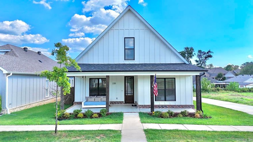 Charming home with a welcoming front porch and relaxing bed swing—perfect for morning coffee or evening sunsets. Located in a walkable Bryant neighborhood, this property offers access to a community pool and is conveniently close to I-30 for an easy commute. Just minutes from local shops, dining, and schools, 220 A Street blends comfort with convenience. Refrigerator, washer, dryer, and TV convey with the home. The porch bed swing also stays, adding to the home’s inviting charm.