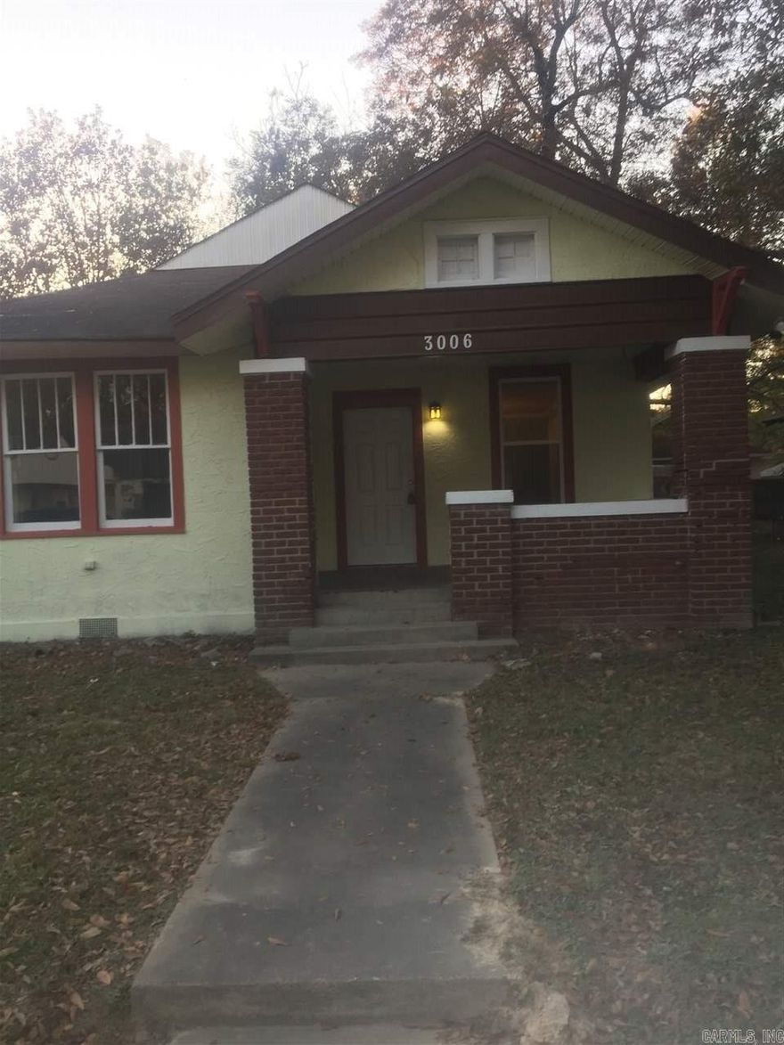 Inside completely remodeled, 3 bedroom 1 bath home.  New paint inside and outside. New countertops. Large spacious rooms. Nice front porch. A must see!