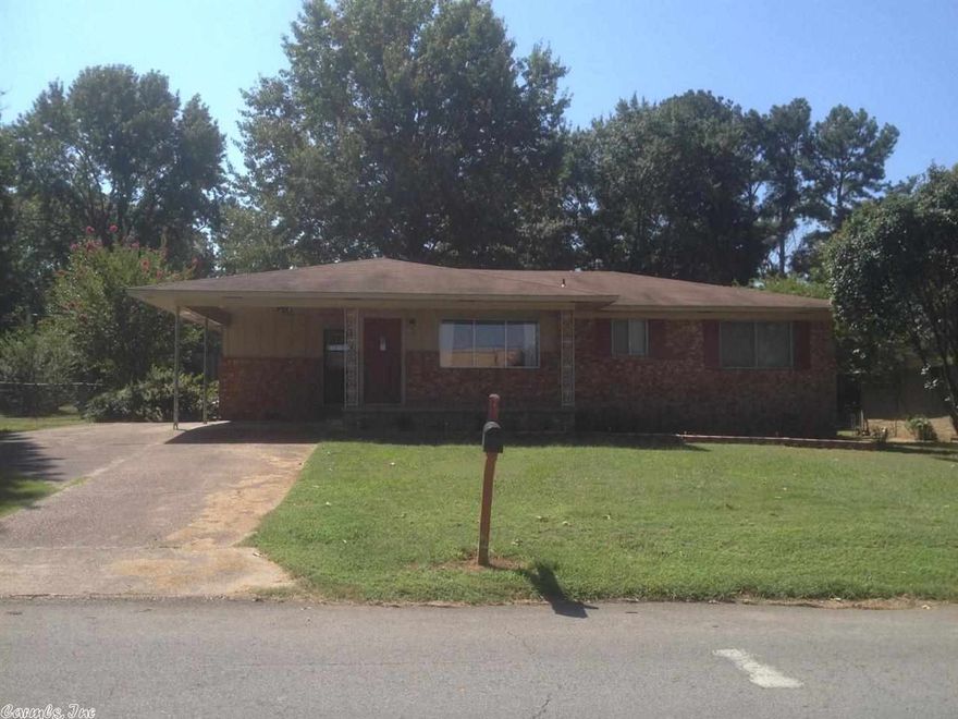 This is a very neat home that has had lots of updates. Recent work done includes updated kitchen cabinets & countertops, stainless steel appliances, updated light fixtures, new paint, crown moldings, updated hall bath, updated carpet & vinyl flooring, new landscaping & much more. This brick home features 3 beds, 1.5 baths, open floor plan, original hardwood floors, 1 car carport, a storage building, a huge fenced back yard, Covered back patio, above ground pool & kids play set will also stay with the house.