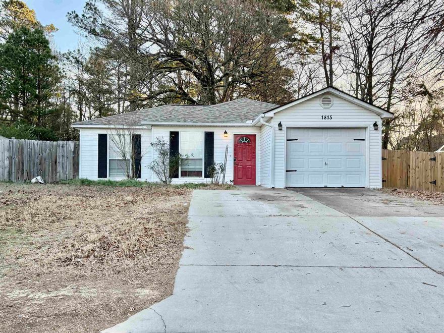 This beautiful home was remodeled in 2023.  It features 3-bedrooms and 2-bathrooms and sits on a dead-end road which provides privacy.  You will love the convenience of the easy on and off the interstate.  This is a fantastic opportunity for investors or first-time home buyers, this gem is move-in ready and comes with numerous upgrades to ensure comfortable living for years to come. The heart of the home is the renovated kitchen, featuring sleek stainless steel appliances.  The three bedrooms are spacious and well-appointed, offering plenty of room for a growing family or visiting guests. The HVAC system and ROOF were replaced in 2023 ensuring peace of mind that 2 of the large ticket items have already been replaced for you.  Conveniently located near restaurants & shopping, this home offers easy access to everything you need. Whether you're looking for a lucrative investment opportunity or the perfect starter home, this property ticks all the boxes.  Be sure and schedule your showing so you don’t miss this gem!!!!