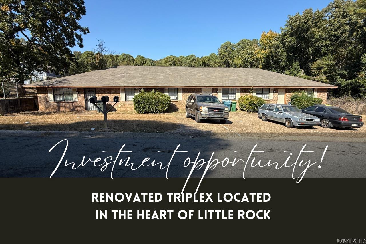 Don't miss this renovated triplex located in the heart of Little Rock, just minutes from top-rated schools and Baptist Hospital. Each of the three spacious units features 2 bedrooms and 1.5 bathrooms. All units are fully leased, generating a strong gross monthly income of $2,650. Tenants cover all utilities, keeping owner expenses low. Whether you're a seasoned investor or just expanding your portfolio, this income-producing property is a smart addition. Seller is upgrading to a larger investmentātake advantage of this opportunity while it lasts!