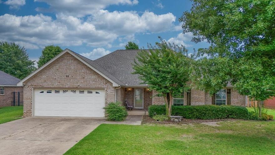 Check out this spacious 2,038 sq. ft. all-electric home on 608 Larkspur! With 3 bedrooms and 2 baths, there's plenty of room to spread out. The updated kitchen is a standout, featuring granite countertops, under-cabinet lighting, and a refrigerator that stays! You'll also love the separate laundry room for added convenience. Step outside to enjoy the privacy-fenced backyard, complete with a swing set and storage building that stays! Plus, you'll have peace of mind with a brand-new roof (June 2024). Schedule your showing today