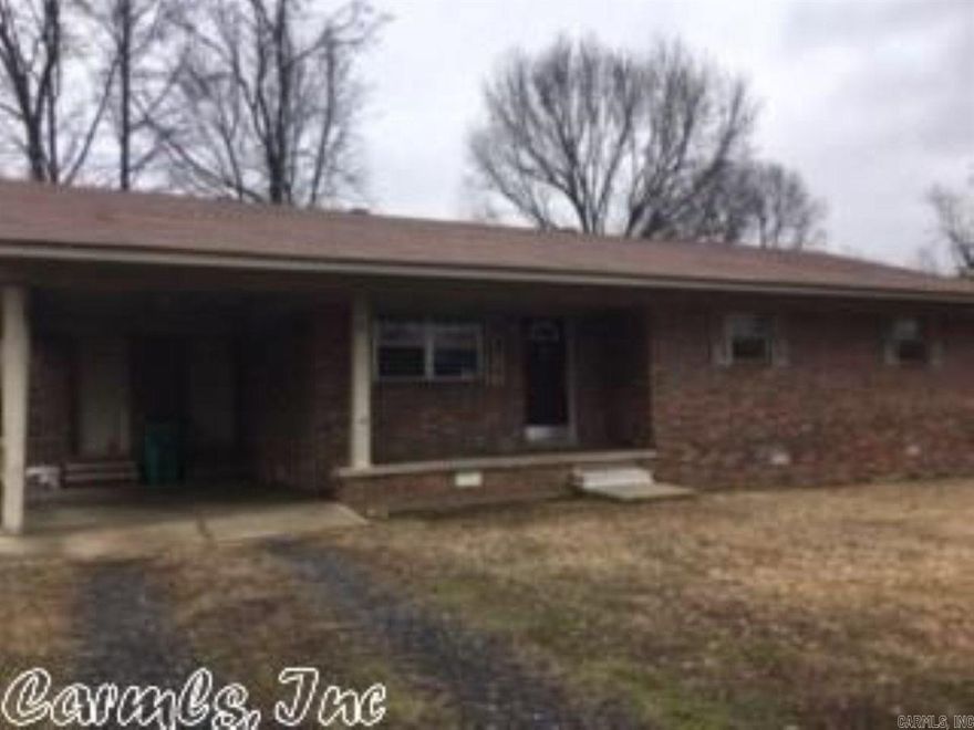 Cute 3 bedroom 1.5 bath home with good size yard.