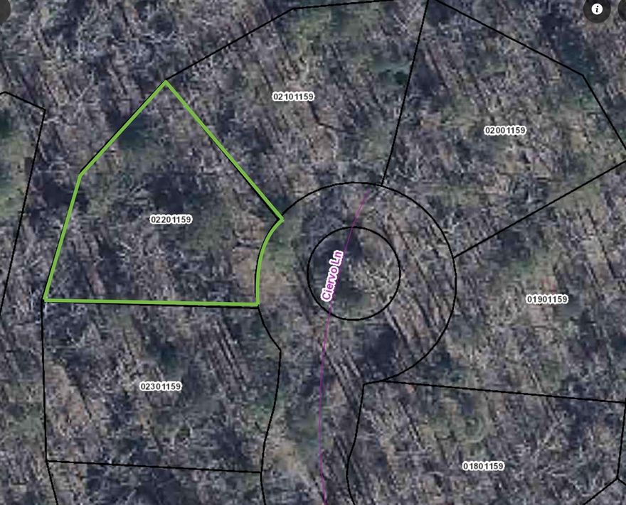 Lot in a wooded area. Access to Hot Springs Village amentities.